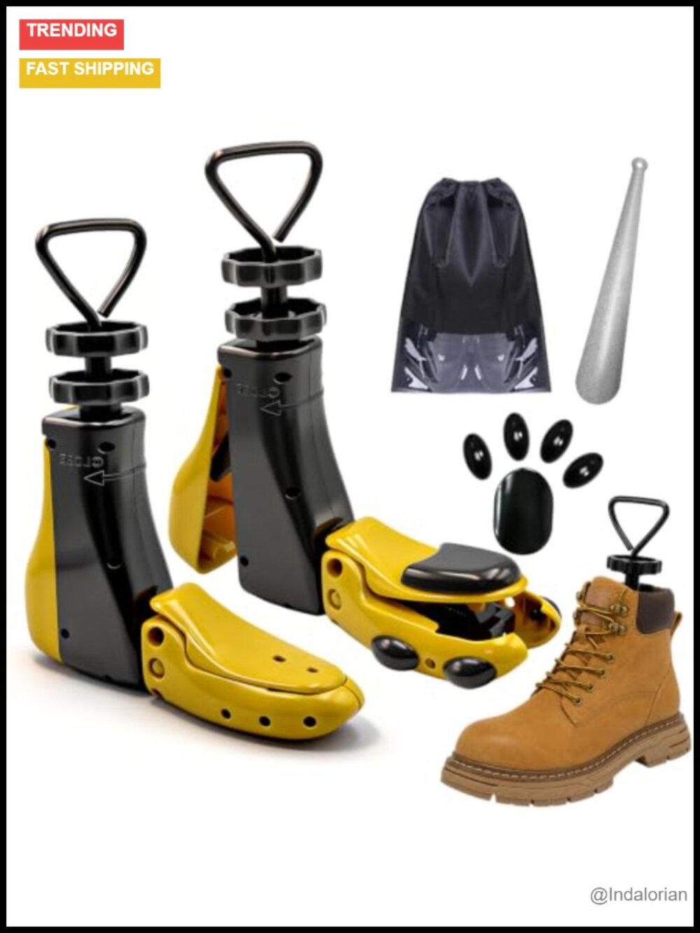 Adjustable Shoe Stretcher Boot Stretcher for Men & Women 3-Way Width